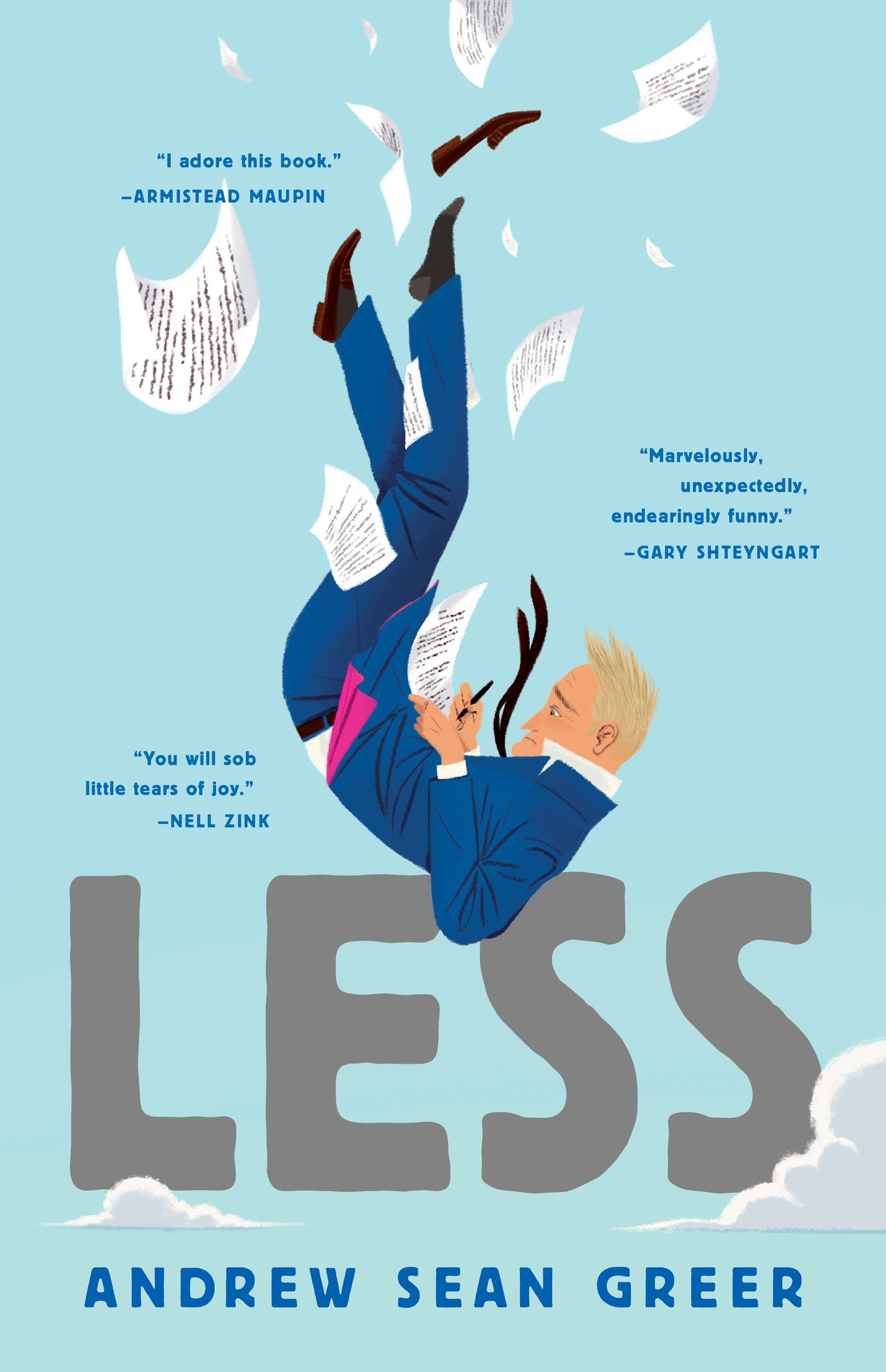 book cover of less, by andrew sean greer