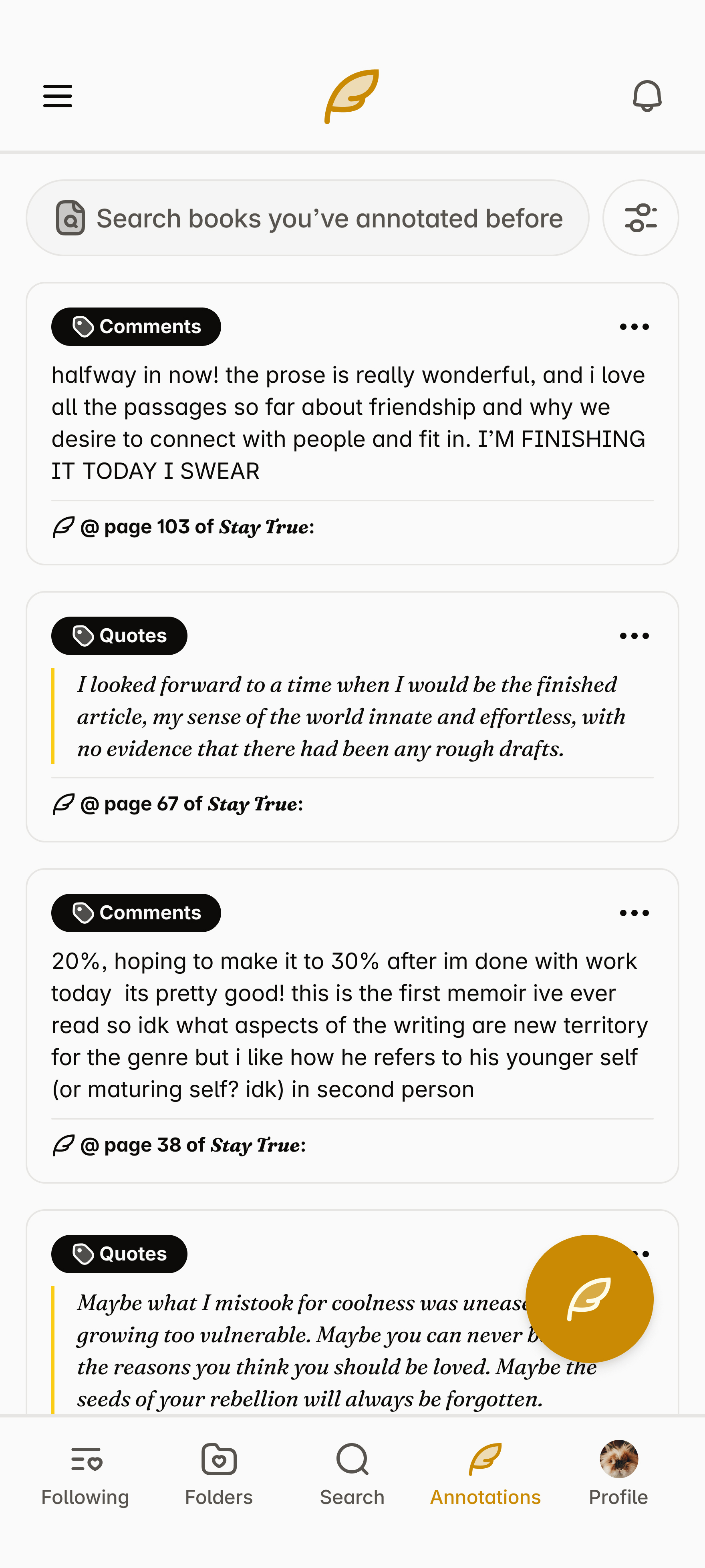 wireframe of the annotations page of annotate