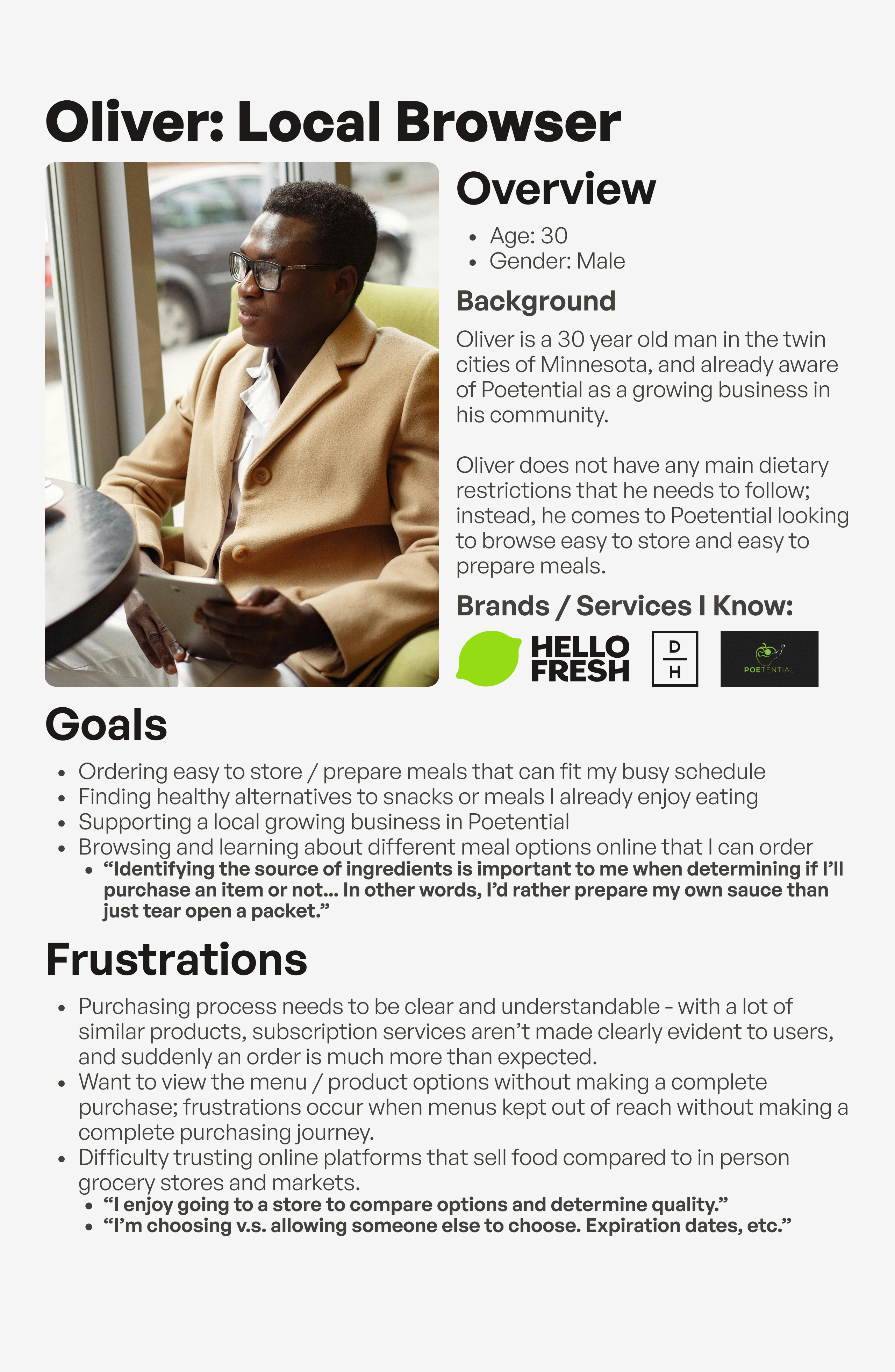 image of the third persona documented for poetential: oliver, the local browser