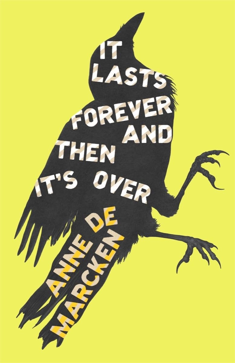 book cover of it lasts forever and then it's over, by anne de marcken